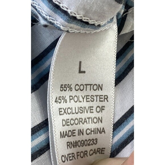 44MM Authentic Legendary Work Wear Mens Large Striped Western Pearl Snap - Picture 11 of 13